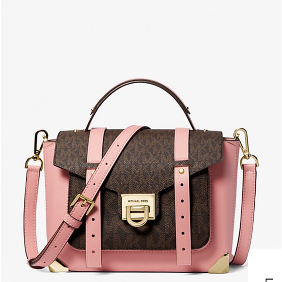 MICHAEL KORS
Manhattan Medium Leather and Logo Satchel
COLOR PRIMROSE
NWT - Picture 16 of 16